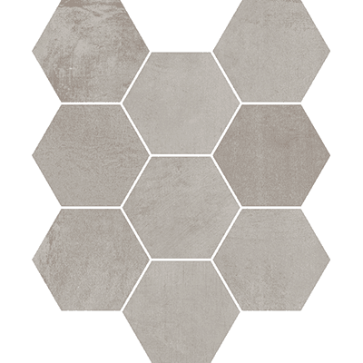 Fusion Mosaico Esagoni Grey | Casalgrande Padana Fusion Mosaico Esagoni Grey | Casalgrande Padana