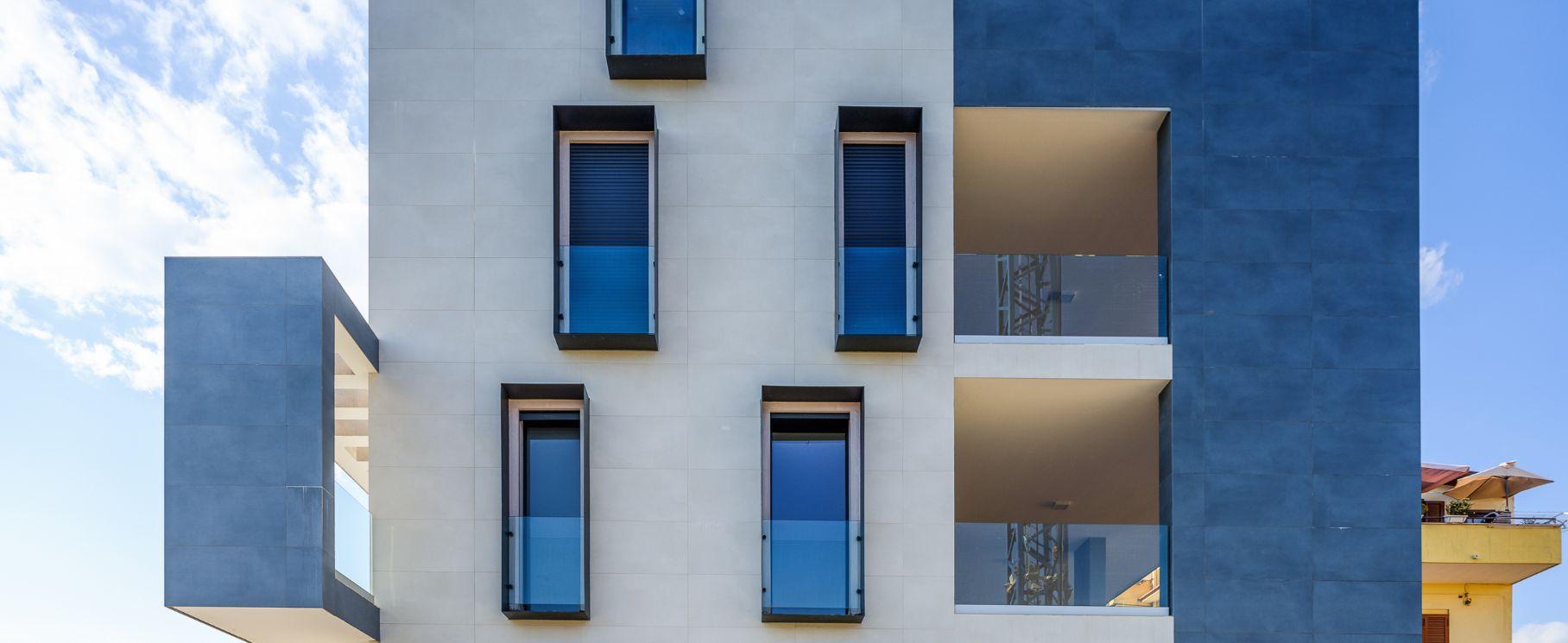 Edificio residenziale Nunziare II ad Aversa | Casalgrande Padana Edificio residenziale Nunziare II ad Aversa | Casalgrande Padana