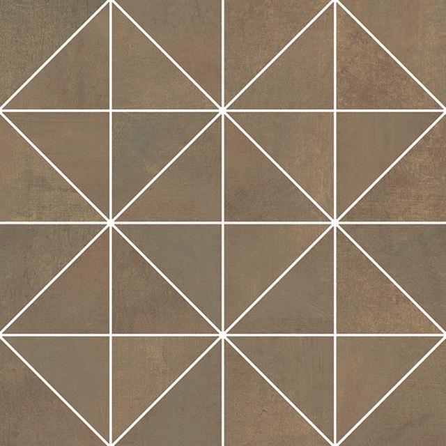 Fusion Mosaico Triangoli Copper | Casalgrande Padana Fusion Mosaico Triangoli Copper | Casalgrande Padana