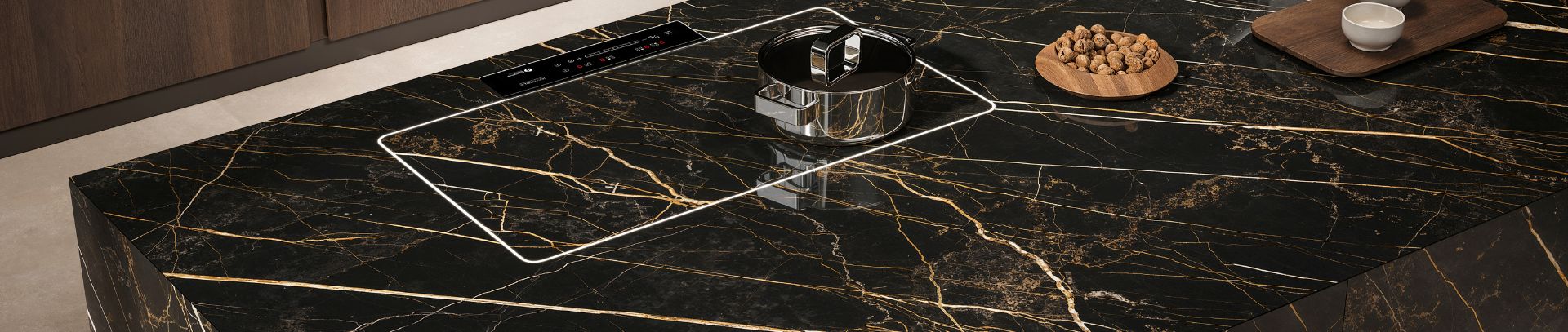 Un choix de décoration : les plaques à induction intégrées de Casalgrande Padana