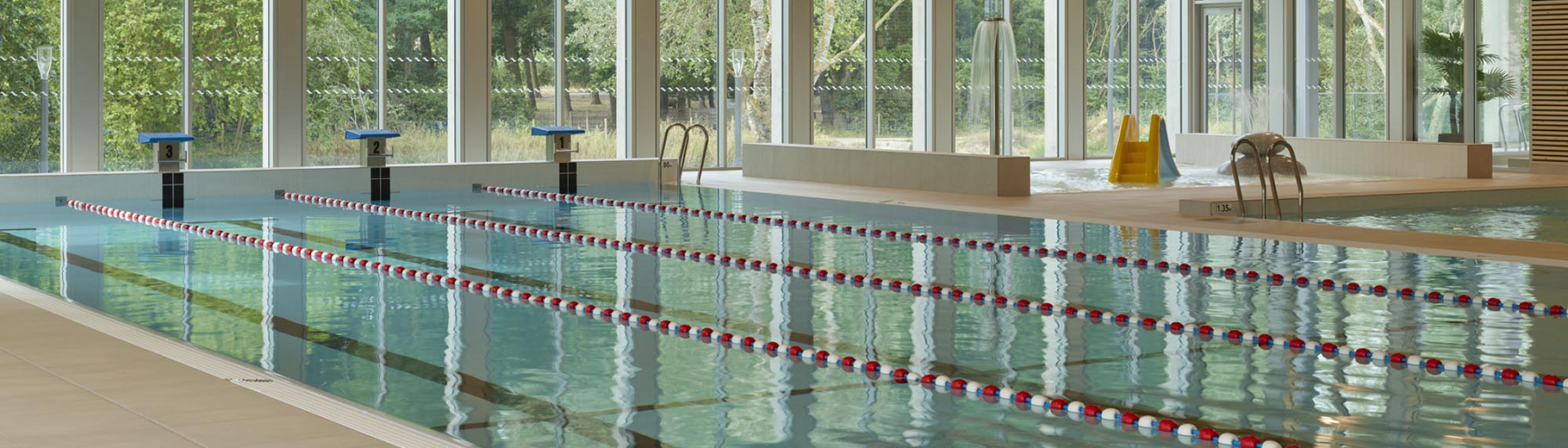 Casalgrande Padana tiles at the Païcherou wet leisure centre