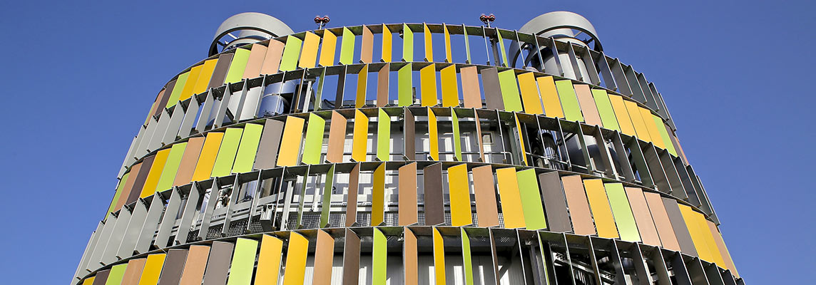 A surprising brise-soleil for the new cogeneration plant in Bologna