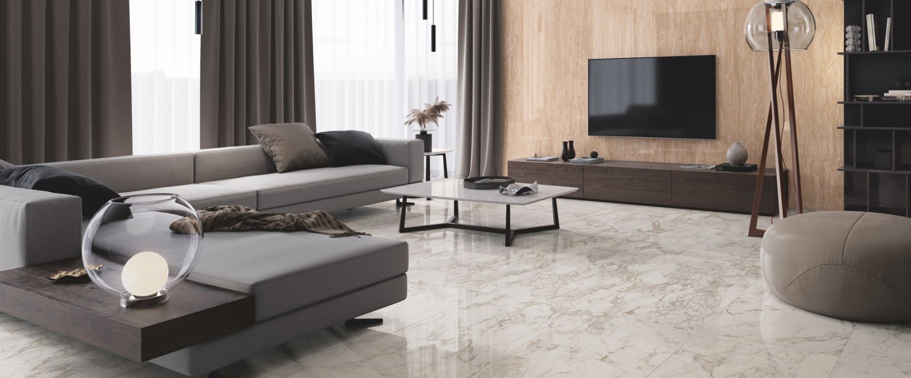 marble様 Cross Cut 5655V in color Onyx | Commercial Vinyl Flooring