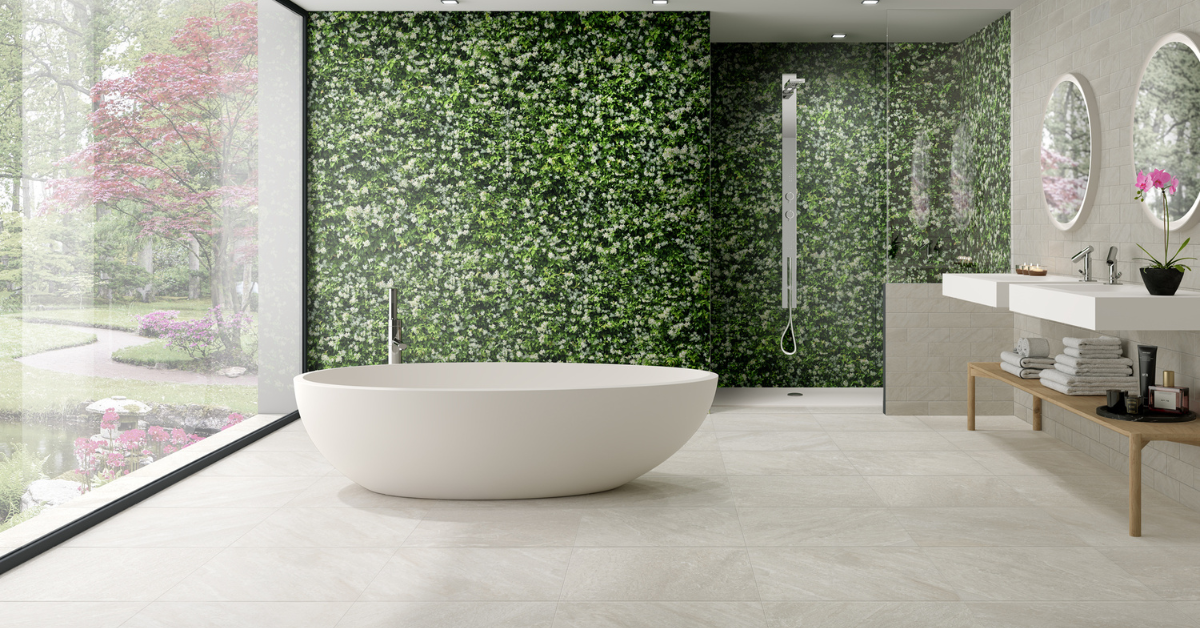 Green porcelain tiles – Casalgrande Padana