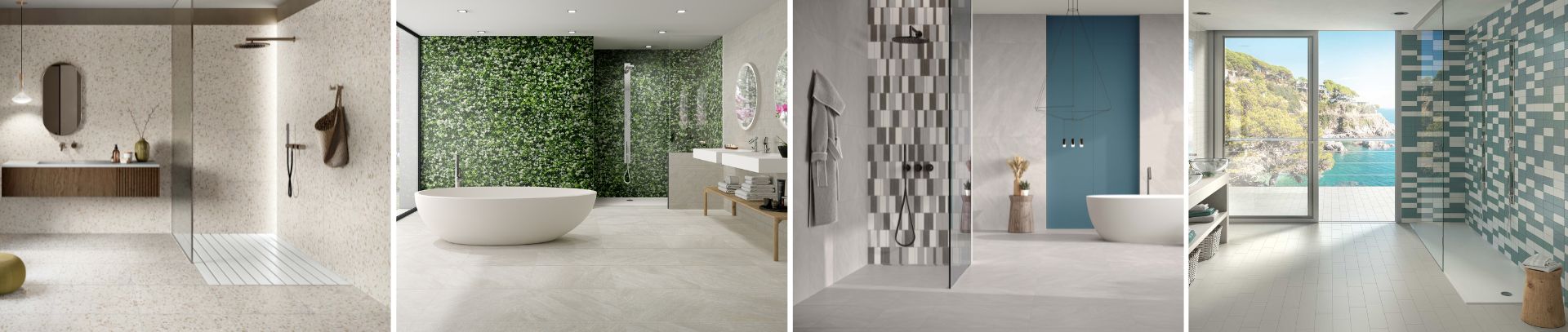 How to tile a shower with porcelain stoneware