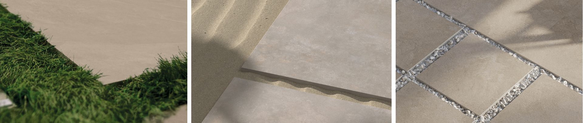 Porcelain stoneware for outdoors: how and where to use 2cm-thick tiles