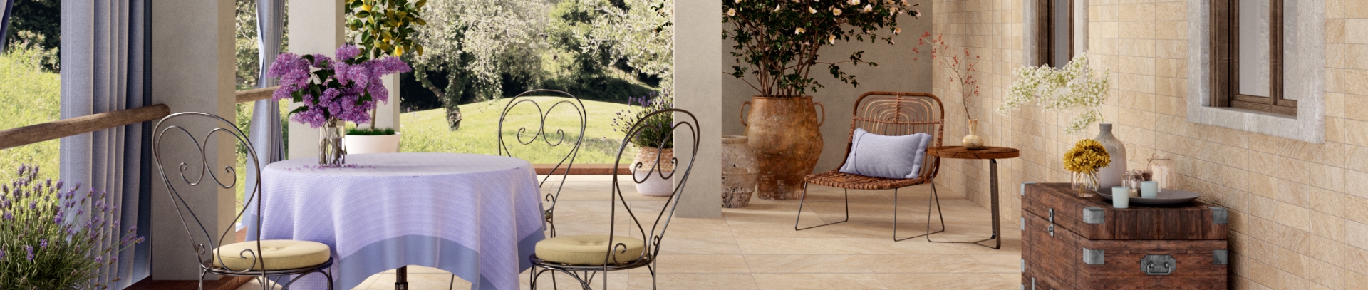 Porcelain tiles to enjoy your outdoor spaces