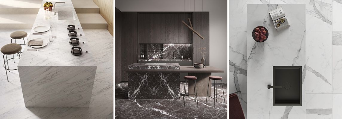 Décor with porcelain stoneware tiles: a perfect blend of style and function