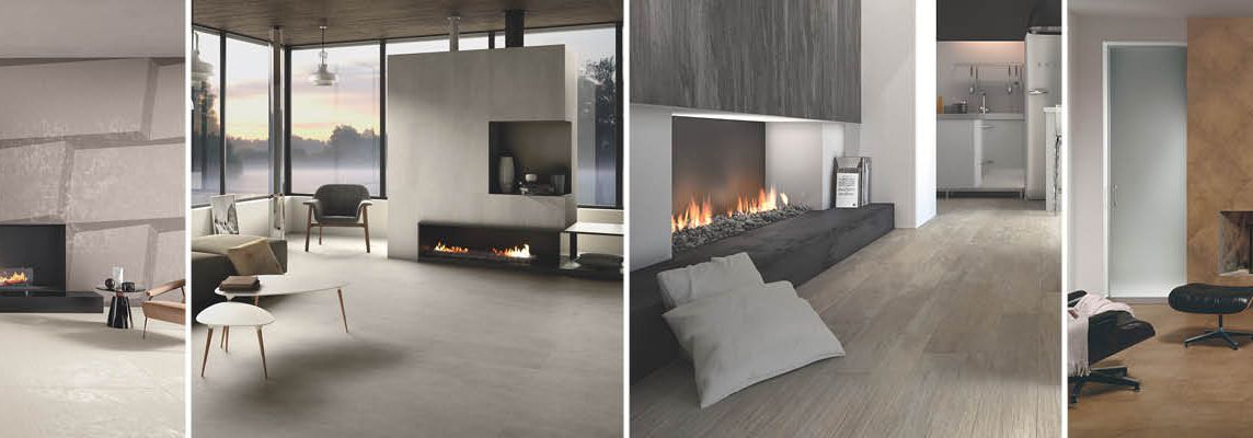 Den Kamin mit Feinsteinzeug verkleiden? 8 Ideen, um Ihren Kamin einzigartig und originell zu gestalten Den Kamin mit Feinsteinzeug verkleiden? 8 Ideen, um Ihren Kamin einzigartig und originell zu gestalten
