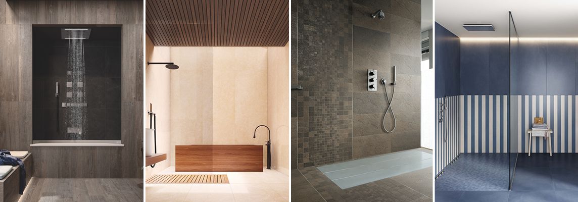 How to tile a shower with porcelain stoneware