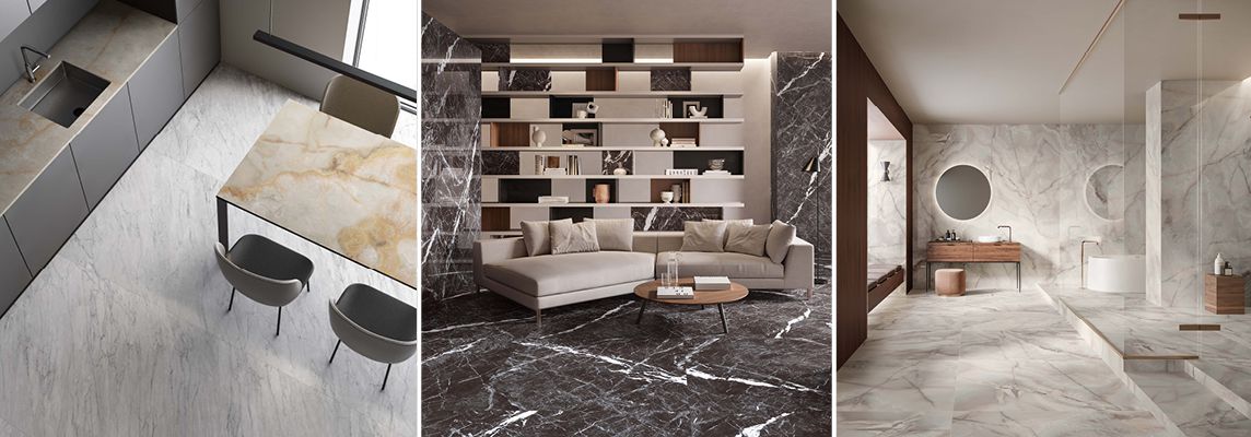 Marmoker and Onici by Casalgrande Padana: new colours for porcelain stoneware