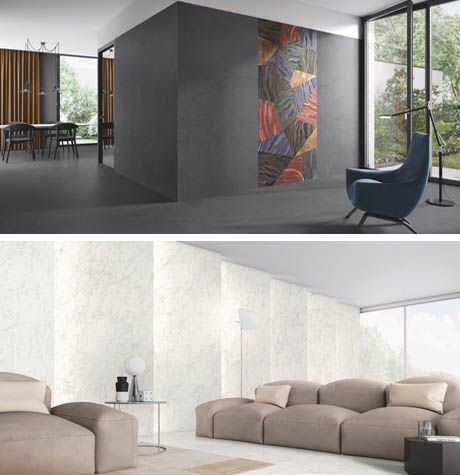 La movimentazione delle lastre in gres porcellanato di grande formato