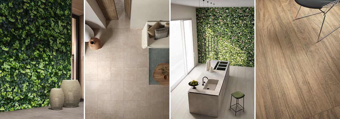 Come arredare in stile organico con il gres porcellanato