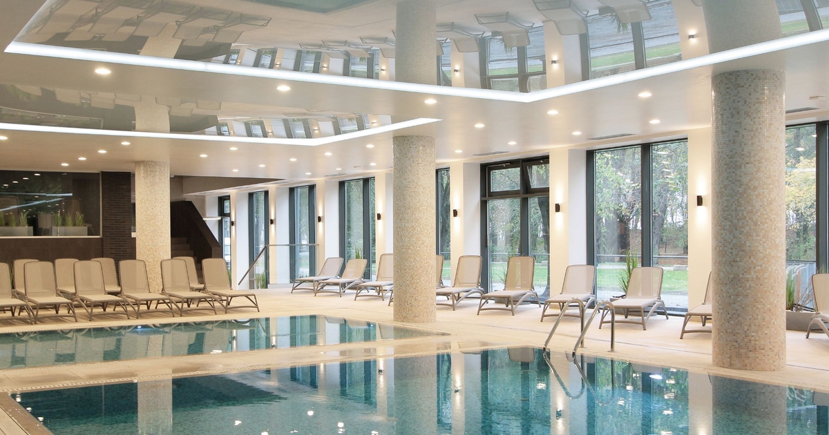 The Interior Design of the Swimming Pool and Sauna Complex